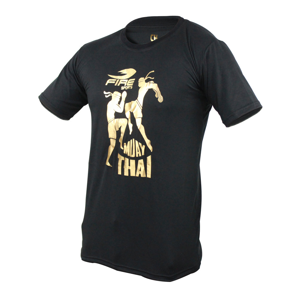 Playera o Camiseta Deportiva de Diseño Muay Thai Fire Sports