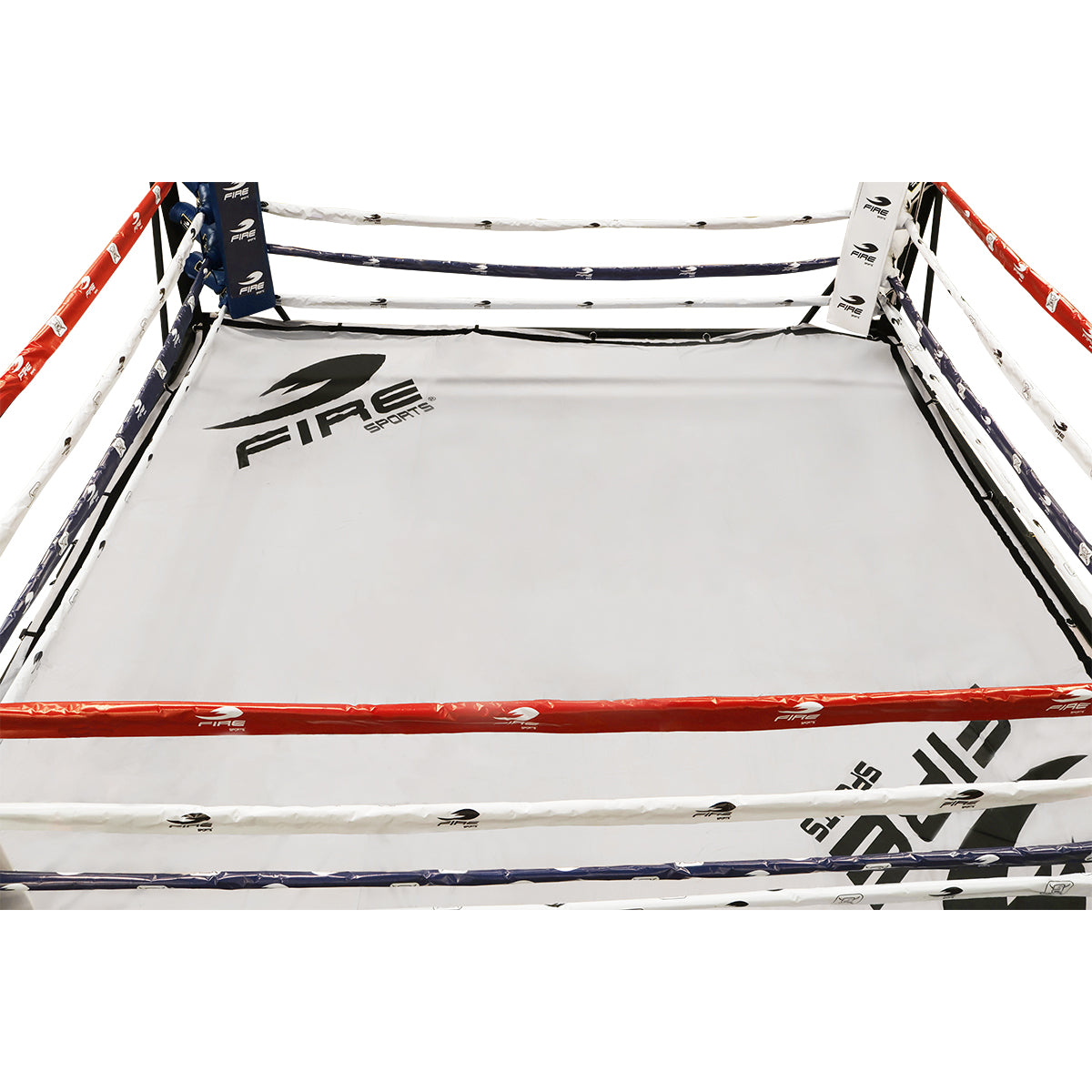 Ring de Box para Gimansios, base suelo con accesorios.