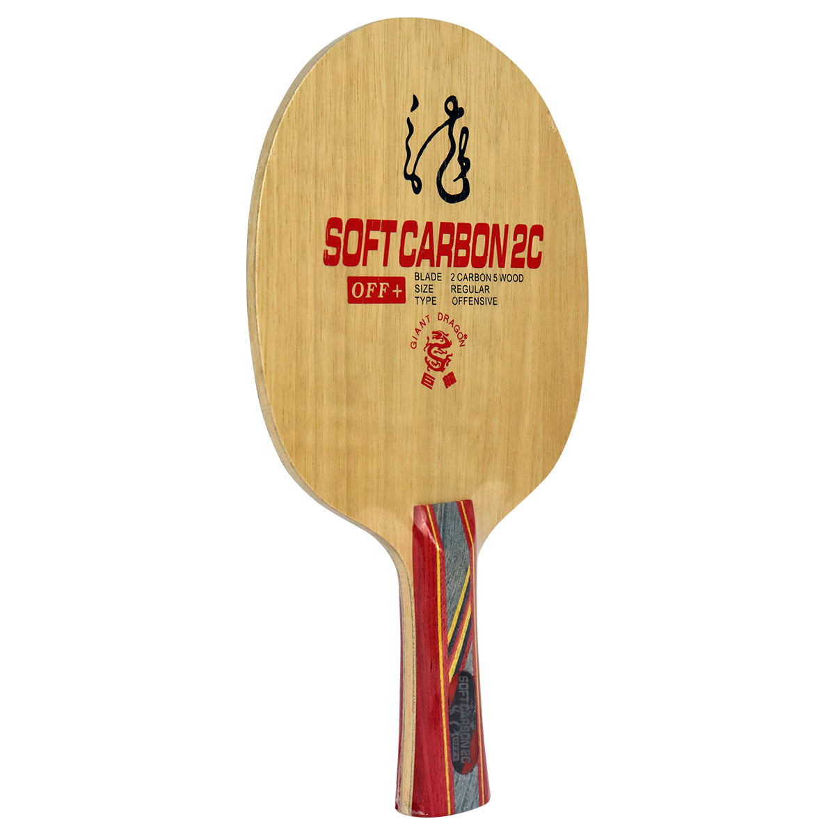 Raqueta soft carbon 2C Giant Dragon para tenis de mesa