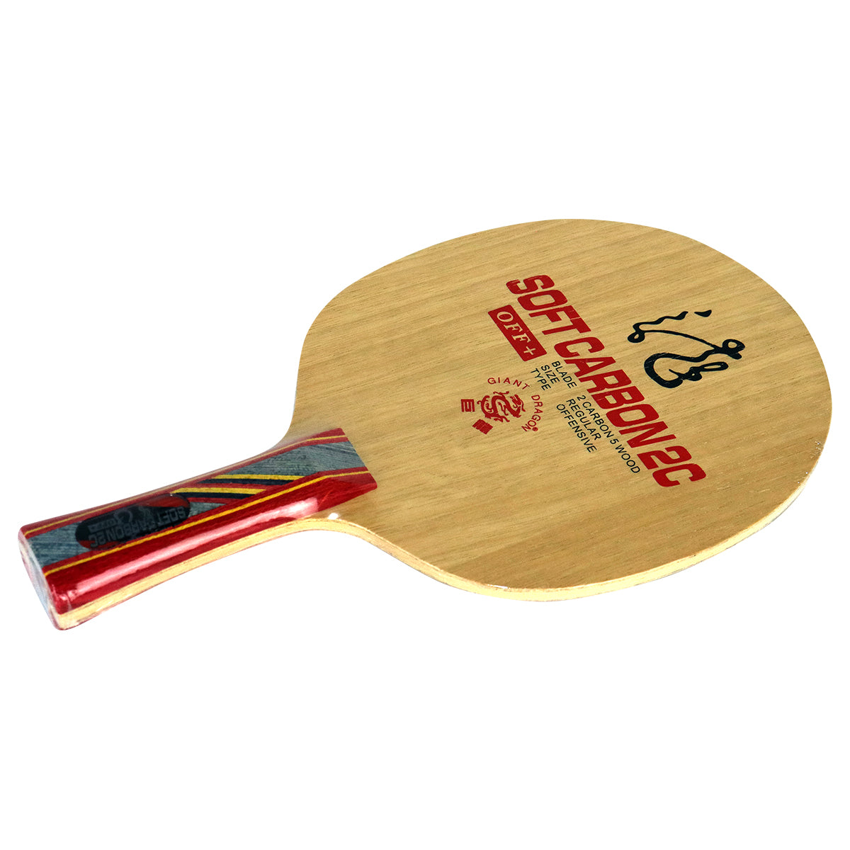 Raqueta soft carbon 2C Giant Dragon para tenis de mesa