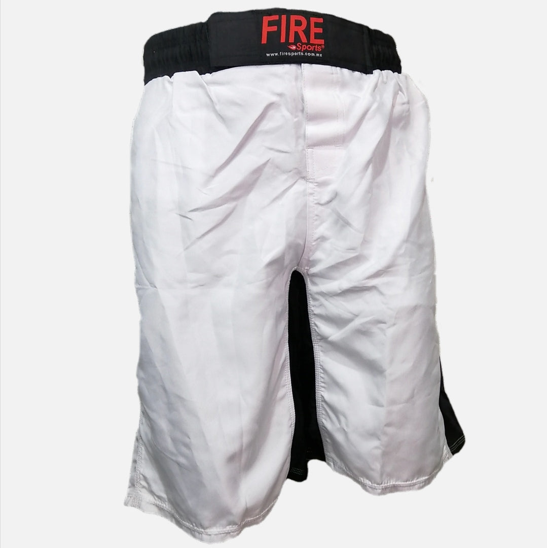 Short de MMA Fire Sports Varonil con rayas negras