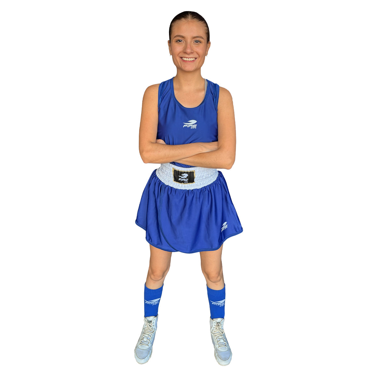Tenue féminine officielle de boxe pour les compétitions olympiques
