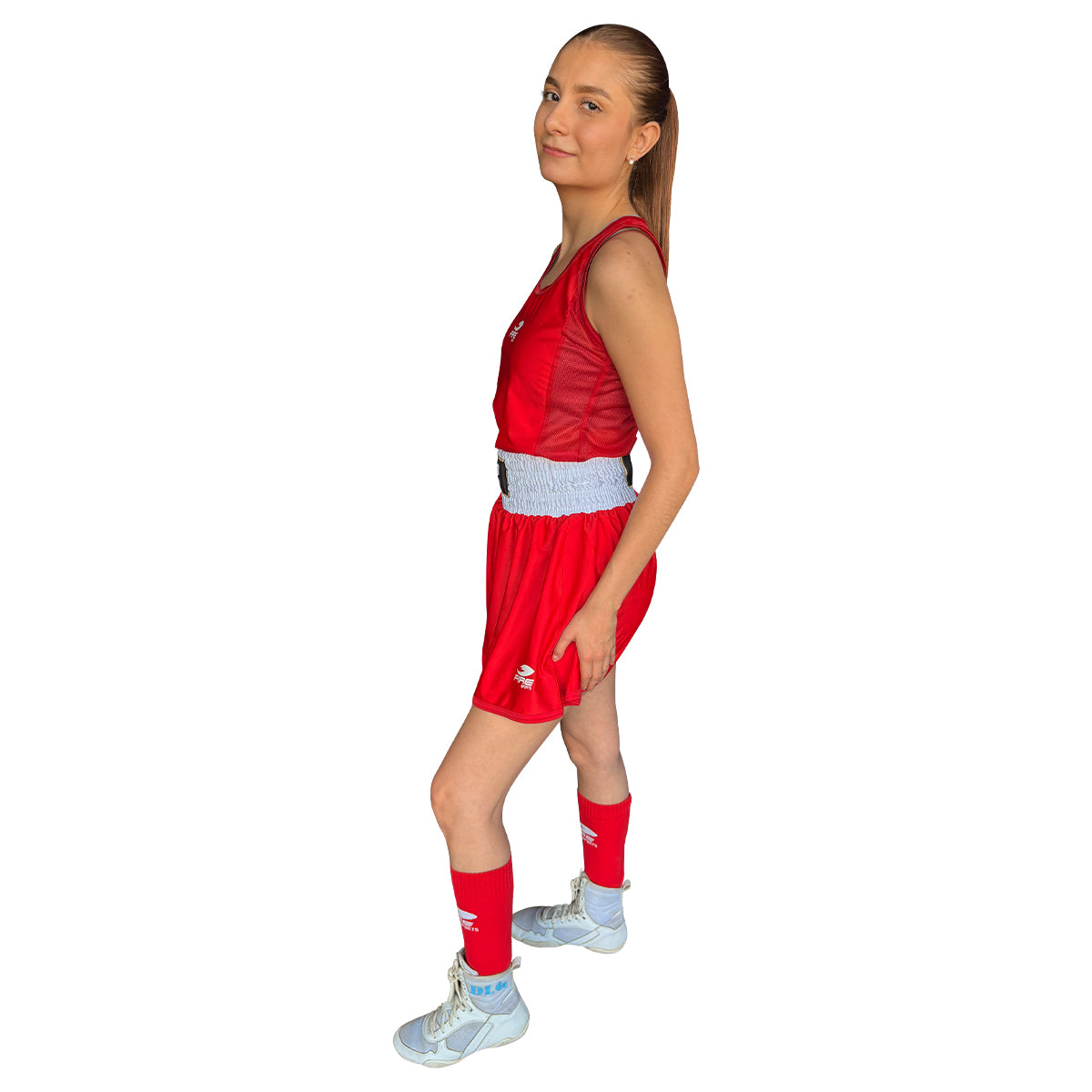 Tenue féminine officielle de boxe pour les compétitions olympiques