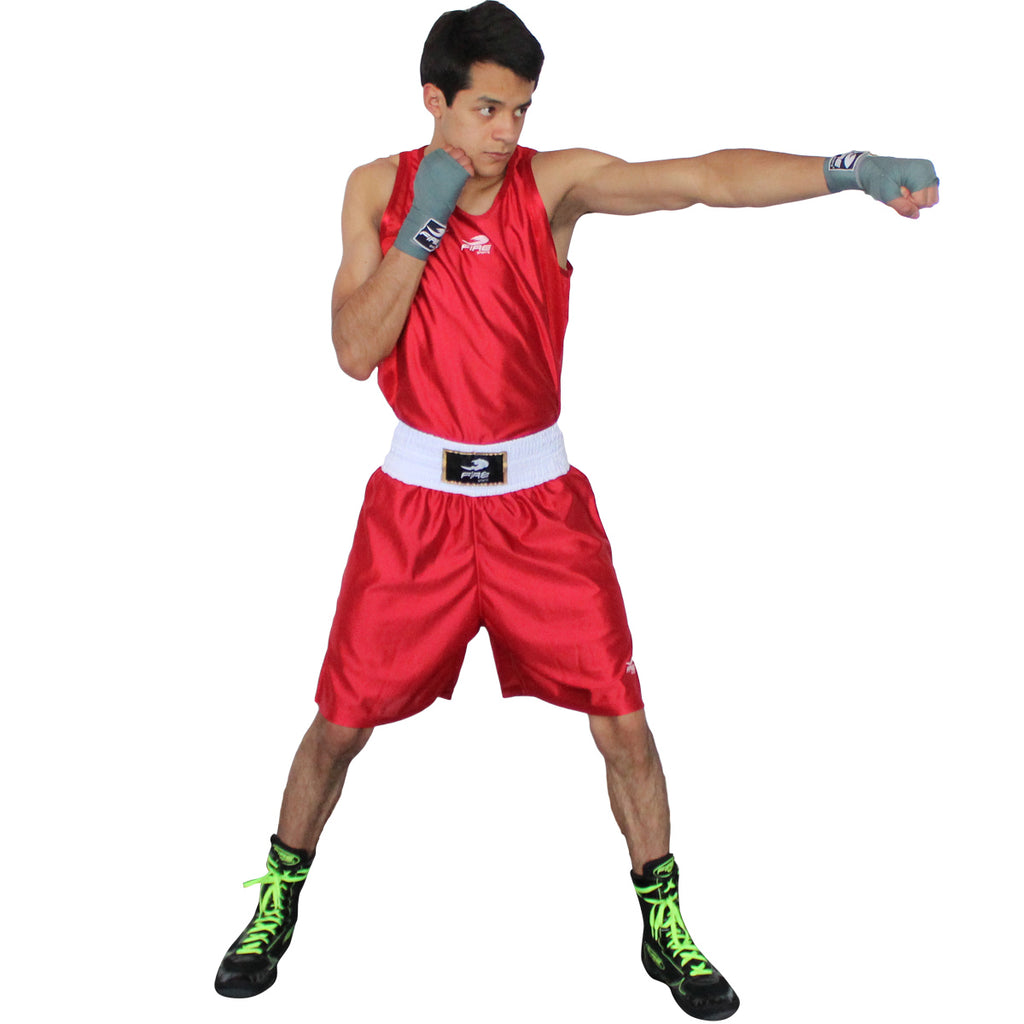 Uniforme varonil de boxeo oficial para competencias olimpicas