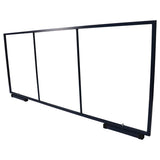 Valla o separador de tenis de mesa movible Negro