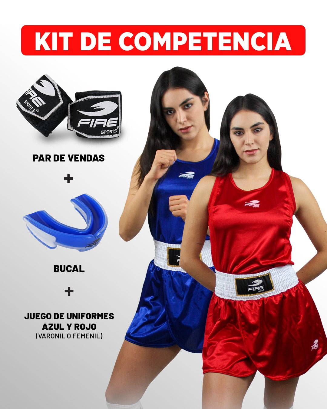 Kit de competencia Fire Sports (FEMENIL)
