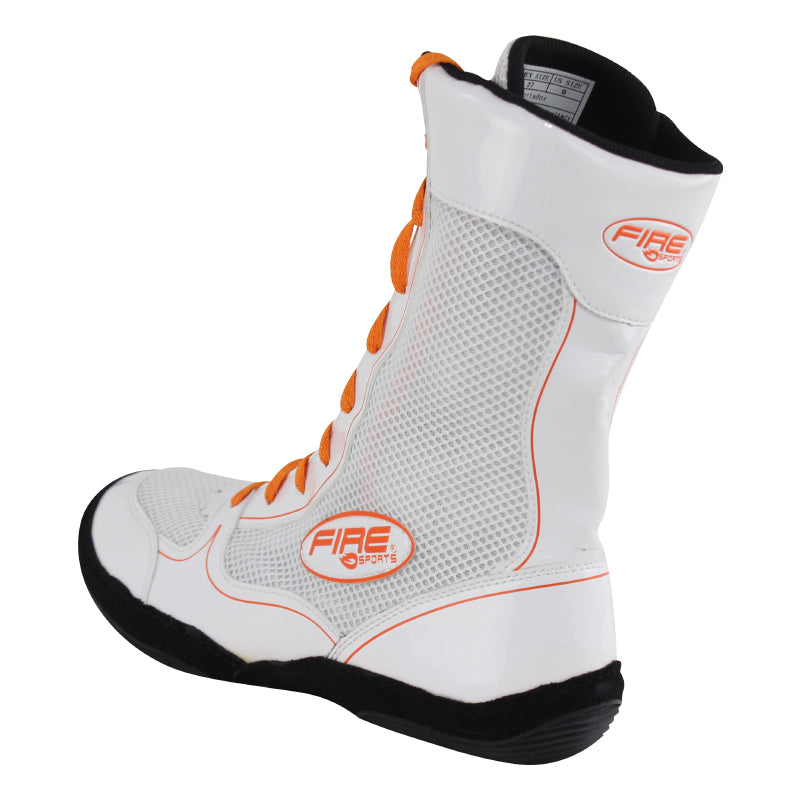 Par de zapatillas o botas largas profesional para Boxeo