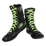 Par de zapatillas o botas largas profesional para Boxeo
