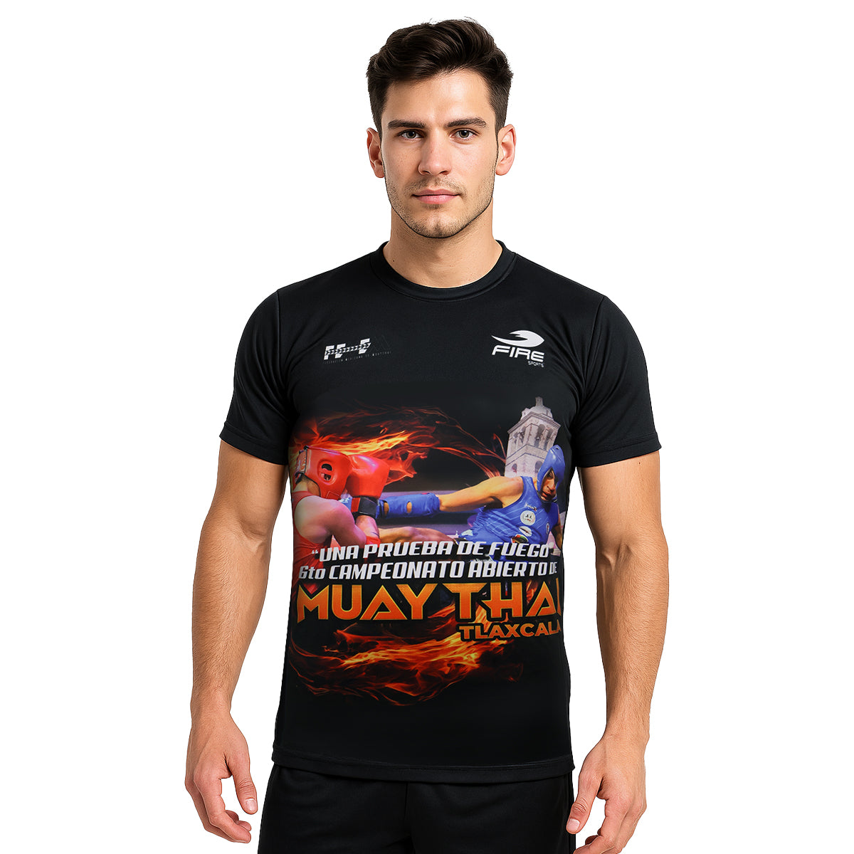 Playera o Camiseta Deportiva VARONIL "PRUEBA DE FUEGO" muay thai