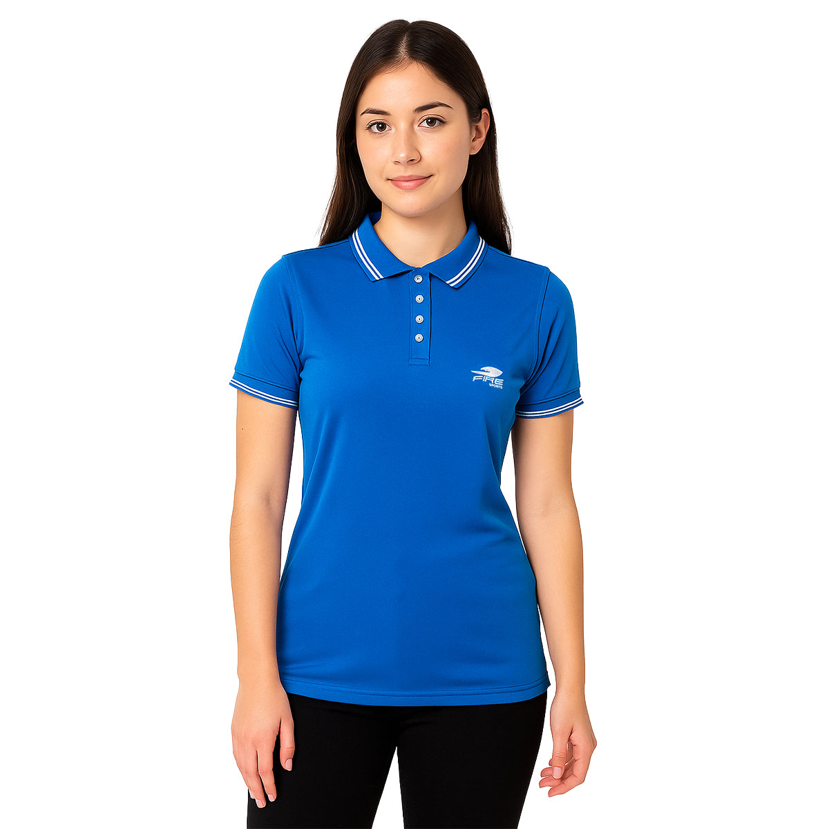Playera tipo polo Fire Sports Femenil