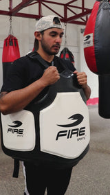 Peto de Box para Entrenamiento de PVC NEGRO