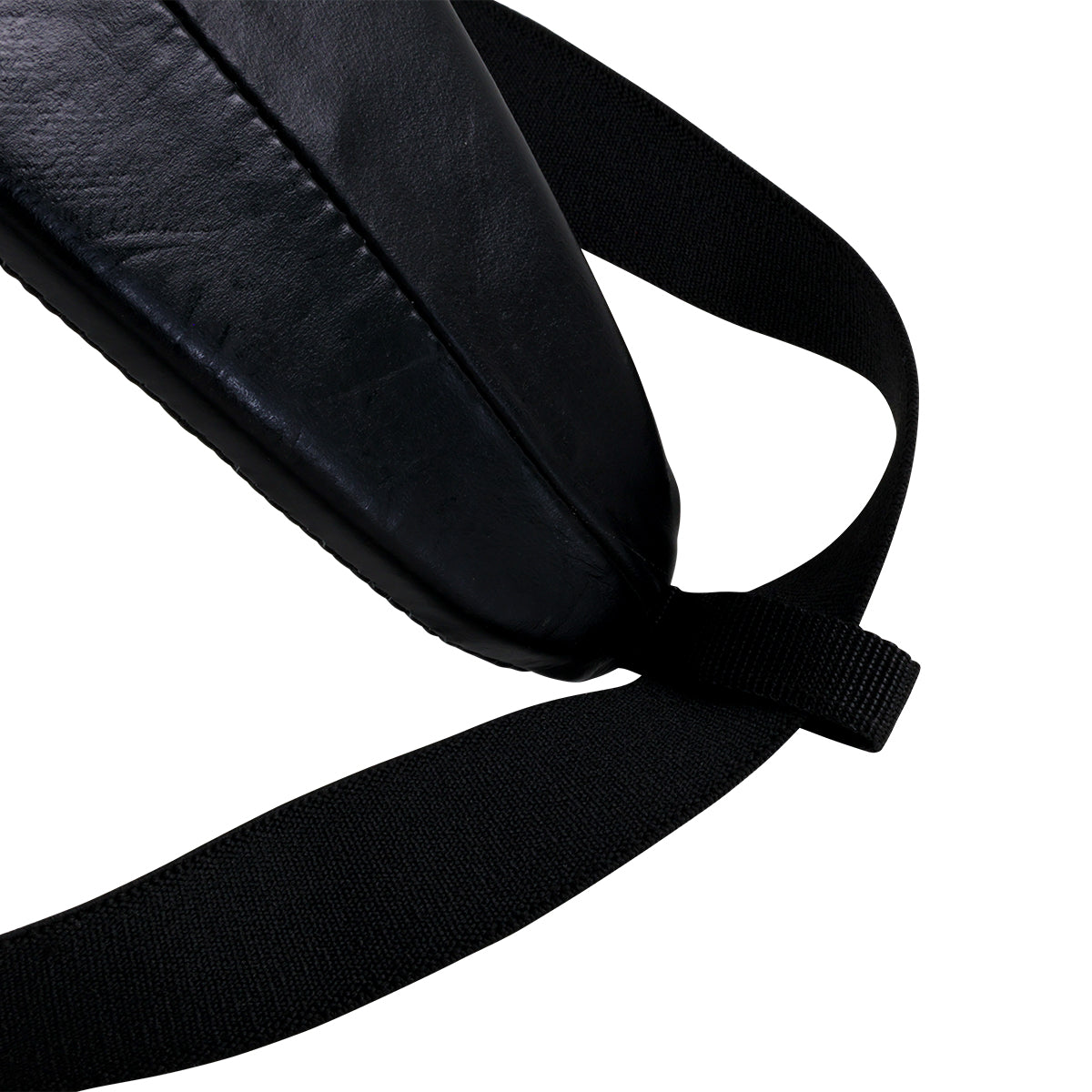 Concha pélvica protectora femenil de PIEL con riñonera, color Solido