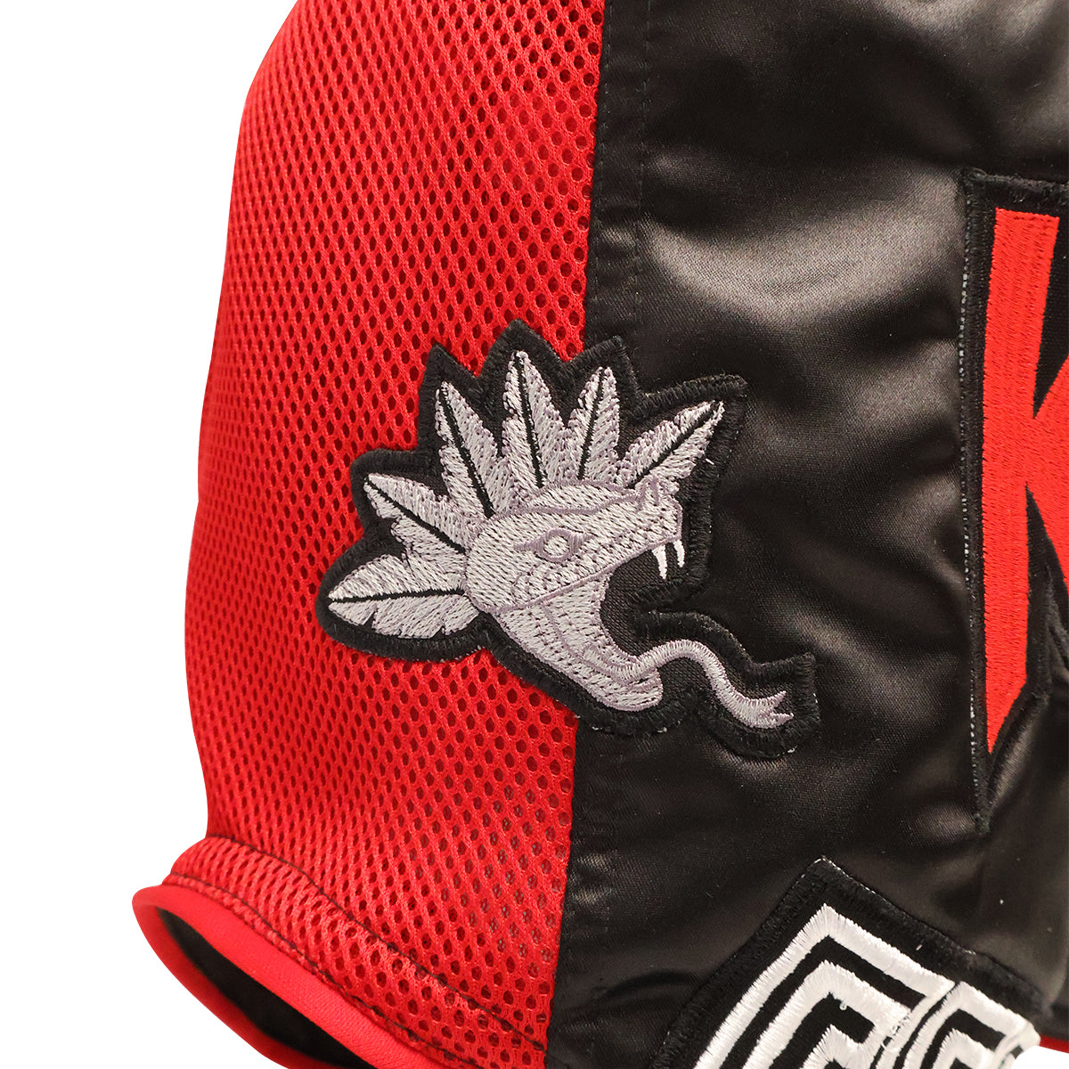 Short de Kick Boxing Fire Sports Negro-Rojo