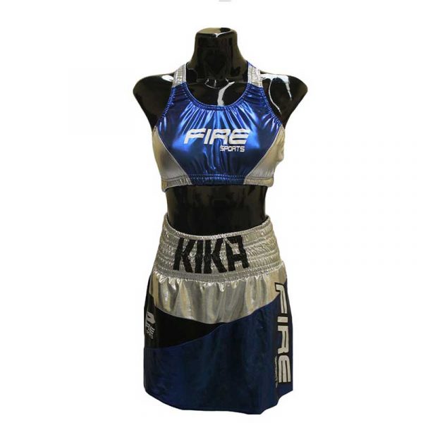 Traje Ropa Para Boxeo Mujer Uniforme De Box Fire Sports